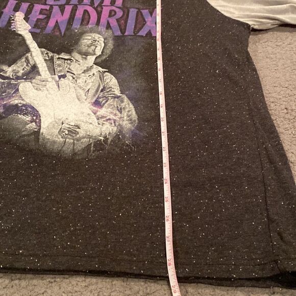 Jimi Hendrix T Shirt Size XL Grey & Black - Picture 10 of 11